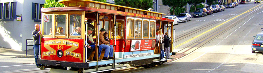 transporte em São Francisco - bonde