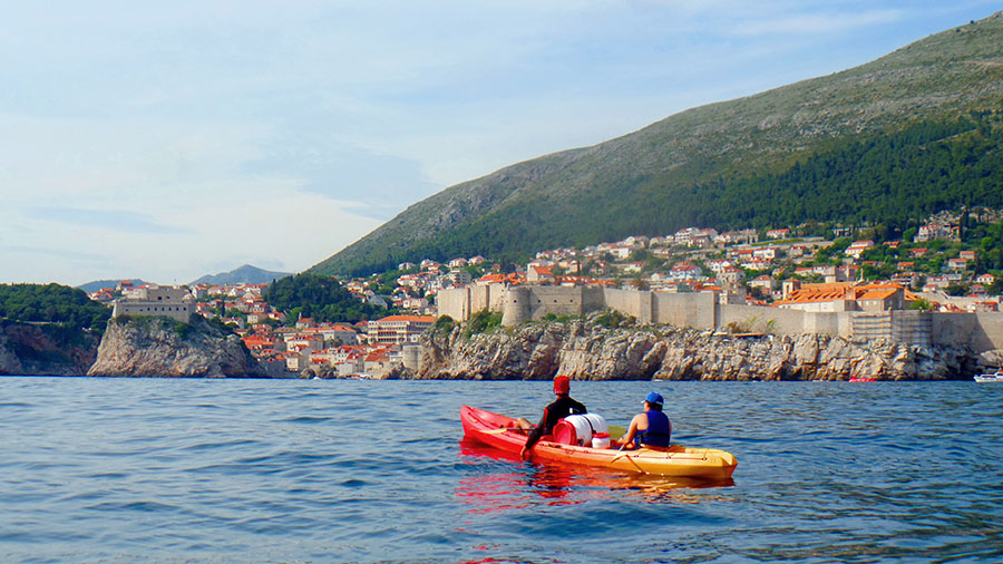 Caiaque em Dubrovnik