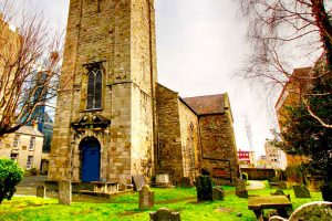 parte de trás da St Michan's Church