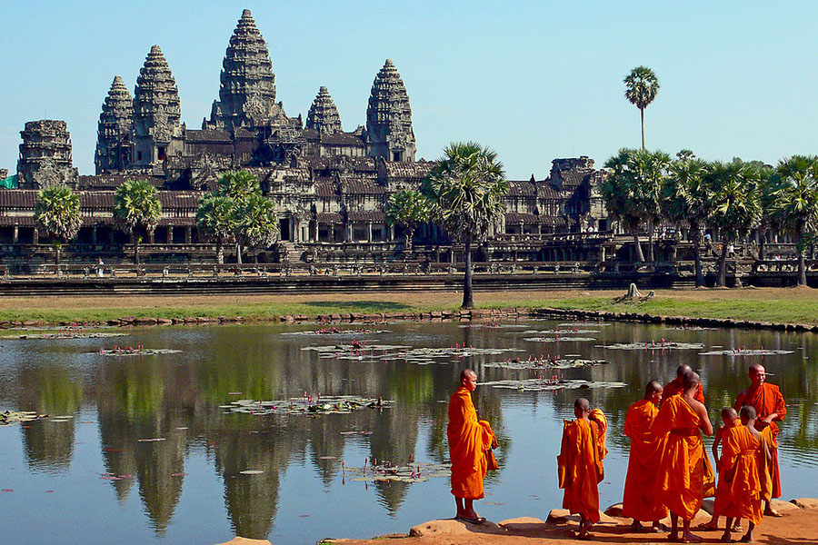 como chegar no templo de angkor