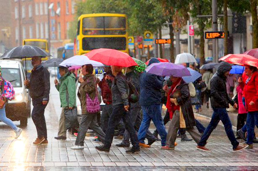 clima em Dublin - chuva
