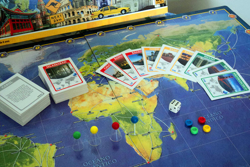 jogos de tabuleiro - Viagem pelo mundo