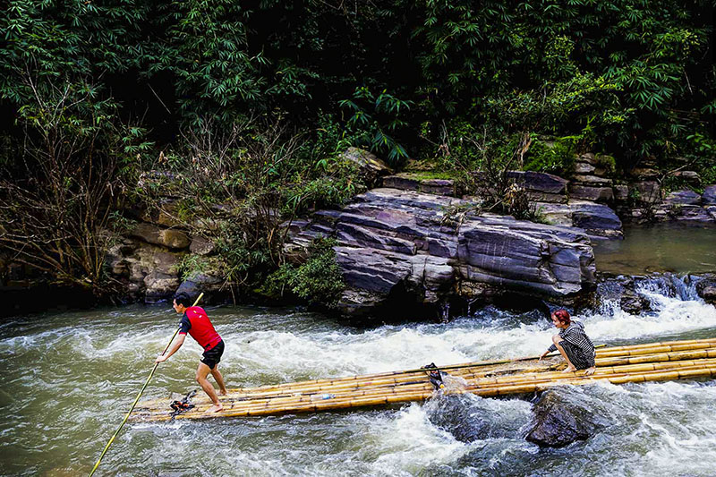 O que fazer em Chiang Mai - Bamboo Rafting