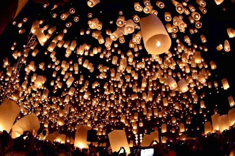 O que fazer em Chiang Mai - Festival das Lanternas
