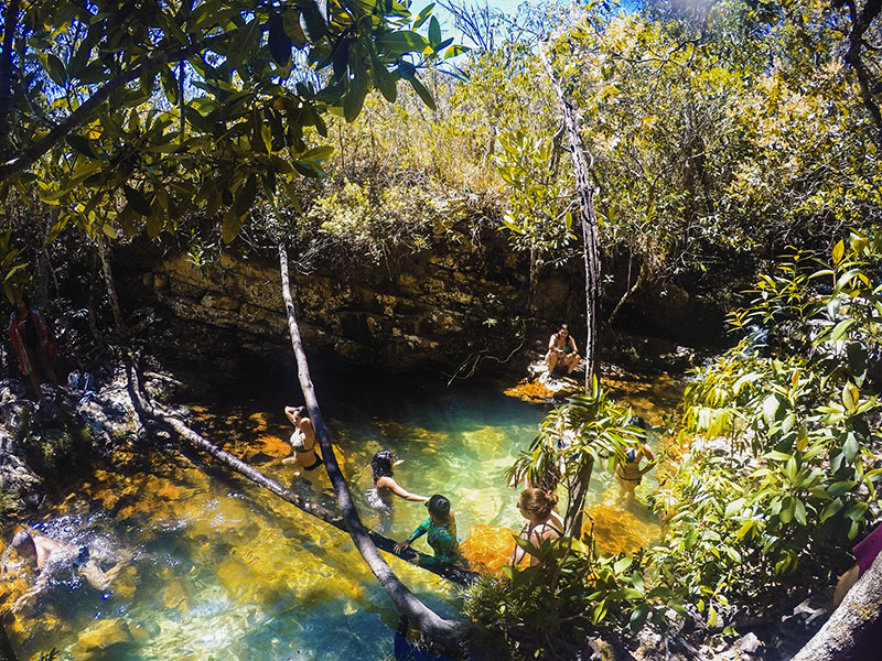 Chapada dos Veadeiros - Loquinhas: Poço Curumins