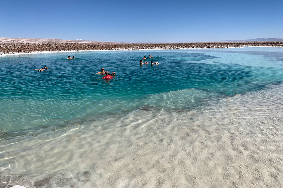 Atacama - Lagunas escondidas - azul turqueza